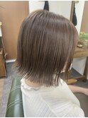 ミニボブ/20代/30代/40代/50代/北本/桶川/ショート/グレージュ