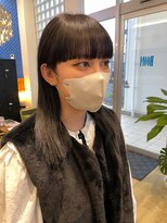 ブーム(BOOM)&nbsp;ダークグレー×重めワイドバング【大分】