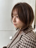 ロンド ストラーダ 心斎橋(Lond strada)&nbsp;シルキーベージュ×グレージュカラー【髪質改善/縮毛矯正】