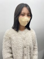 ポート バイ プライマル(port by primal)&nbsp;切りっぱなし/フェミニンロング/ダークアッシュ/束感ショート