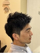 ラテ 上尾(Latte)&nbsp;アップバング　メンズカット