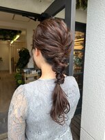 リサプラン(RISA plan) ヘアアクセいらず！結婚式ヘアセット/編み下ろし《西新店》