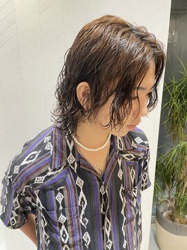 アース 錦糸町店(HAIR&MAKE EARTH) 色気ウェーブ × スパイラルパーマ