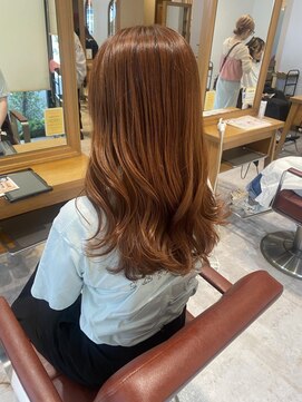 ルシュカイチマルニ(Rasca102) オレンジベージュ/オレンジブラウン/ブリーチなし/ロングヘア