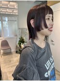 オン眉×姫カット