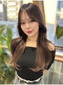 エクステ60本で馴染まレイヤー"ワンホン巻き仕上げ"