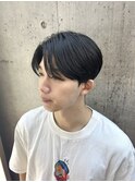 韓国風ヘア/シースルーマッシュ/ダウンパーマ/表参道