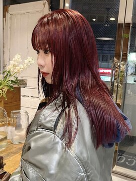 ボコカ(bococa) 【macana指名】暖色 ワインレッド レイヤー 登戸