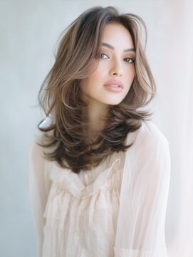 アルトリスト(Altruist Aging×HAIR&SPA) ★ダークアッシュ大人ガーリーボブ着物ミディアムレイヤーカット