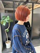 ノブレス ノアール(NOBLESSE NOIR)&nbsp;オレンジベージュ×ボブ