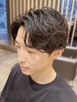 ハレ ヘアサロン(Hale hair salon)&nbsp;【Hale】シャドウパーマ/#フェザーパーマ#ブルーブラック#原宿