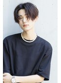前下がりセンターパート