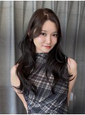 レイヤーカット×ラベンダーグレージュ