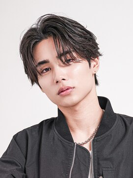 メンズヘアセンス 渋谷(MEN'S HAIR SENSE) フェザーパーマ/センターパート/ニュアンスパーマ/メンズ/眉毛