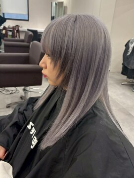 ベレーザ 渋谷(BELEZA) 14823ブリーチ&ダブルカラーシルバーグレージュハイライト