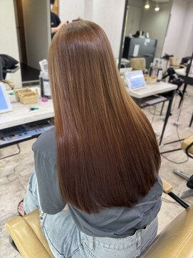 アジールヘア 所沢プロペ通り店(agir hair) ミルクティーベージュくびれヘア夏ケアブリーチレイヤー所沢韓国