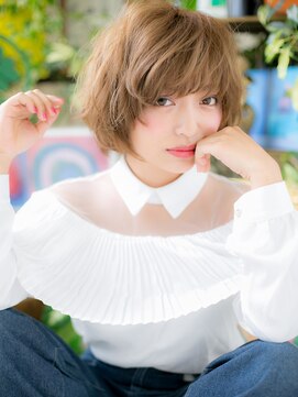 カバーヘア ブリス 北浦和(COVER HAIR bliss) ミルクティーアッシュ外国人風ボブパーマh4北浦和20代30代40代