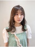 セミロング×ゆるふわカール