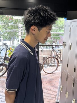 アウル 心斎橋(owl) 【スパイキーショート】短髪/刈り上げ/メンズカット