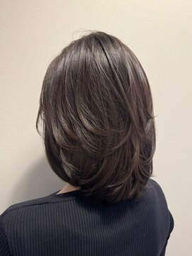 ムード(MOOD,) 暗めカラー/グランマッシュ[レイヤーカット/髪質改善/銀座]
