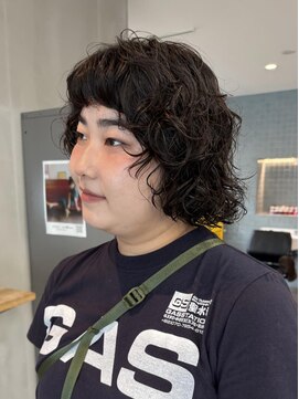 ナループロア ハチ(Nalu pu loa hachi) 黒髪パーマ/ボブパーマ/ボブレイヤーパーマ/前髪パーマ