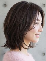 トゥルートラスト 和戸店(True Trust)&nbsp;外ハネミディアムレイヤー ダークココアブラウン