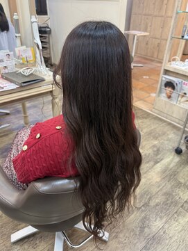 アルターリール(aL ter Rire) 着物ヘア/ダークアッシュ/ミディアムレイヤーカット/杉田花乃