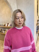 ラボヌールヘアーグレース 門前仲町店(La Bonheur hair grace)&nbsp;【杉本】ハイトーン/ブリーチ/海外風/ブロンド