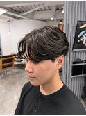 王道フェザーパーマ