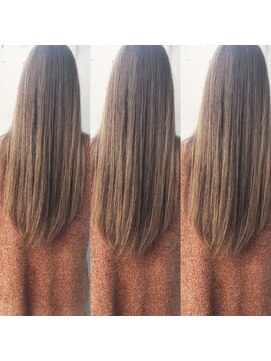 ハグ 横浜(HUG) 外国人風ベージュカラーをグラデーションカラーにすると良い☆