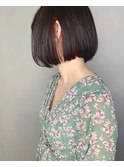 【L.I.G fukuoka】大人ショートボブ×インナーカラー