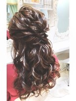 セットサロン マオ(MAO)&nbsp;MAO 華やかハーフアップ