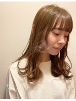 エルジン ヘアドレッサー ショップ(ELGIN HAIR DRESSER SHOP)&nbsp;【saya】ベージュに馴染むインナーオレンジ