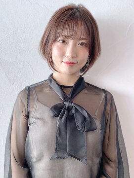 アイティー バイ アルバム 中野店(IT by ALBUM) ナチュラルショート_ショートパーマエアリーミディ_8114