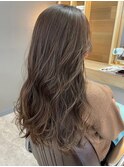 ロング×ハイライト×グレージュ