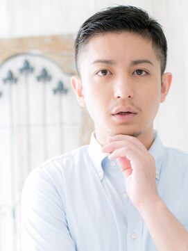 トニーアンドガイメン ホテル京阪仙台店(TONI&GUY MEN) 人気の爽やかビジカジ!ツーブロックメンズボウズヘアe仙台