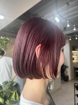 フラッグ 九大学研都市店(Flag)&nbsp;ミニボブ　チェリーバイオレット