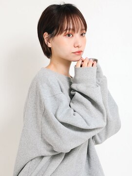 オンク 新宿(onk) 黒髪/グレーベージュ/レイヤーロング/前髪パーマ[新宿駅]