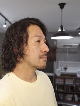 ヤドカリ(yadokari) OVER40ツイストスパイラルメンズルーズパーマ