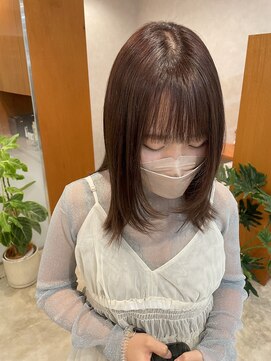 リフ(Lifu) ラベンダーブラウン/レイヤーカット