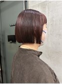 ミニボブ　レッドカラー
