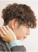 波巻きパーマ
