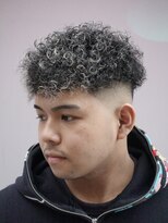 ダムディートウキョウヘアーラウンジ 上野店(DAMDEE TOKYO hair lounge)&nbsp;ホワイトメッシュ×ハードパーマ