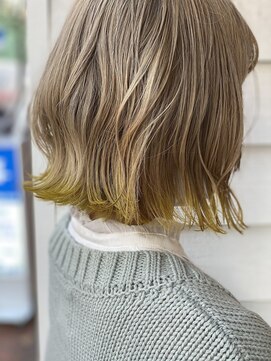 アプリバイリアン 浦和2号店(appri by Rien) ホワイトベージュカラー/Aライン/かきあげ[浦和/大宮駅]