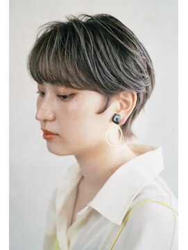 エンクス(enx) ハンサムショート×アッシュブラウン