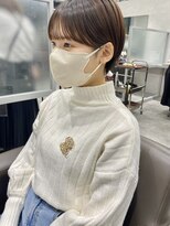 キートス 高知店(kiitos)&nbsp;○小顔前髪耳かけコンパクトマッシュショート20代30代40代