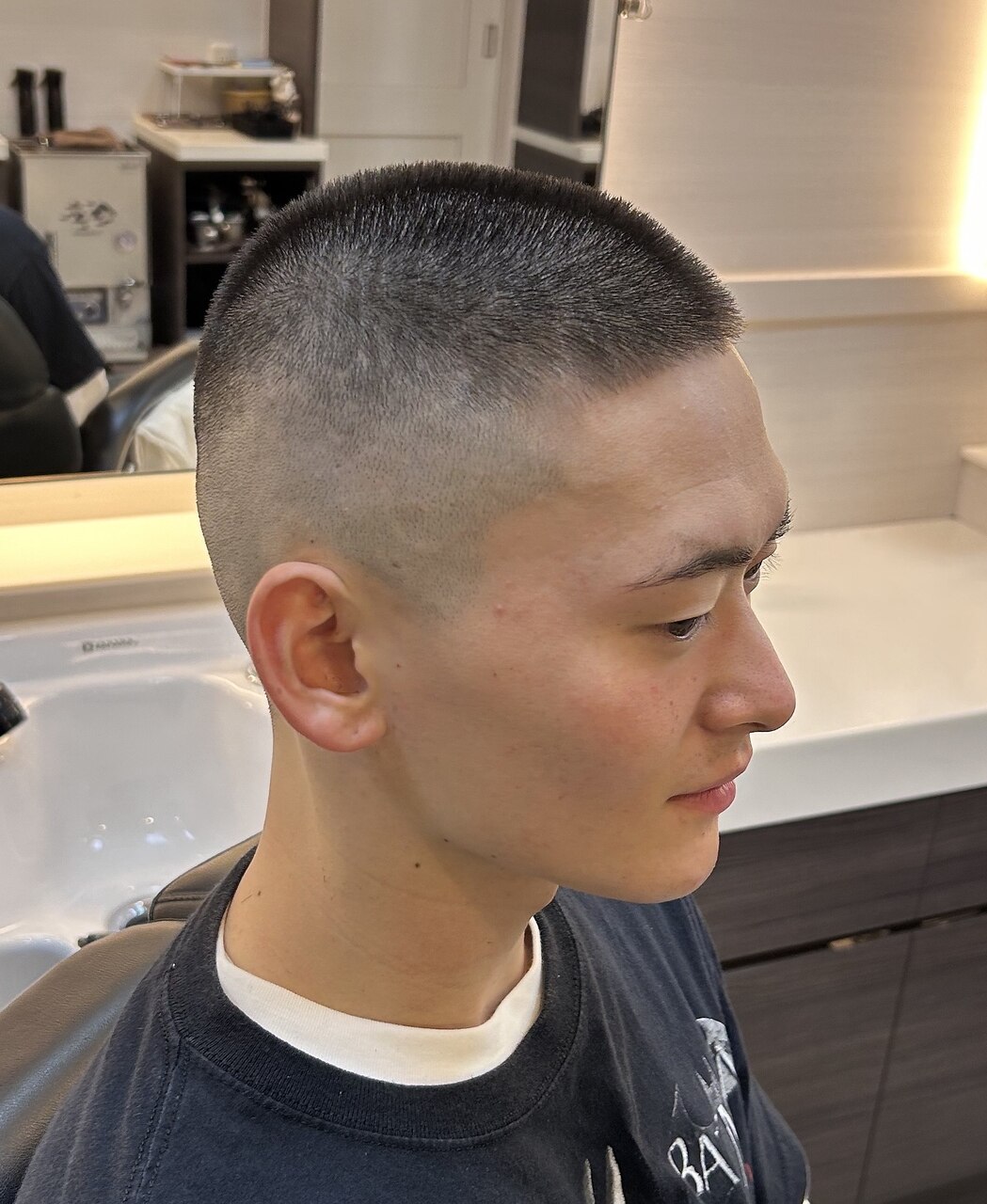 坊主フェード：L214500759｜ミオスタイル 元町店のヘアスタイル