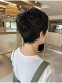 くびれショート×ニュアンスパーマ