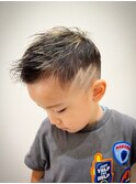 ハイライトメッシュキッズカット
