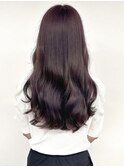 ピンクラベンダー/韓国風ヘア/ダブルカラー
